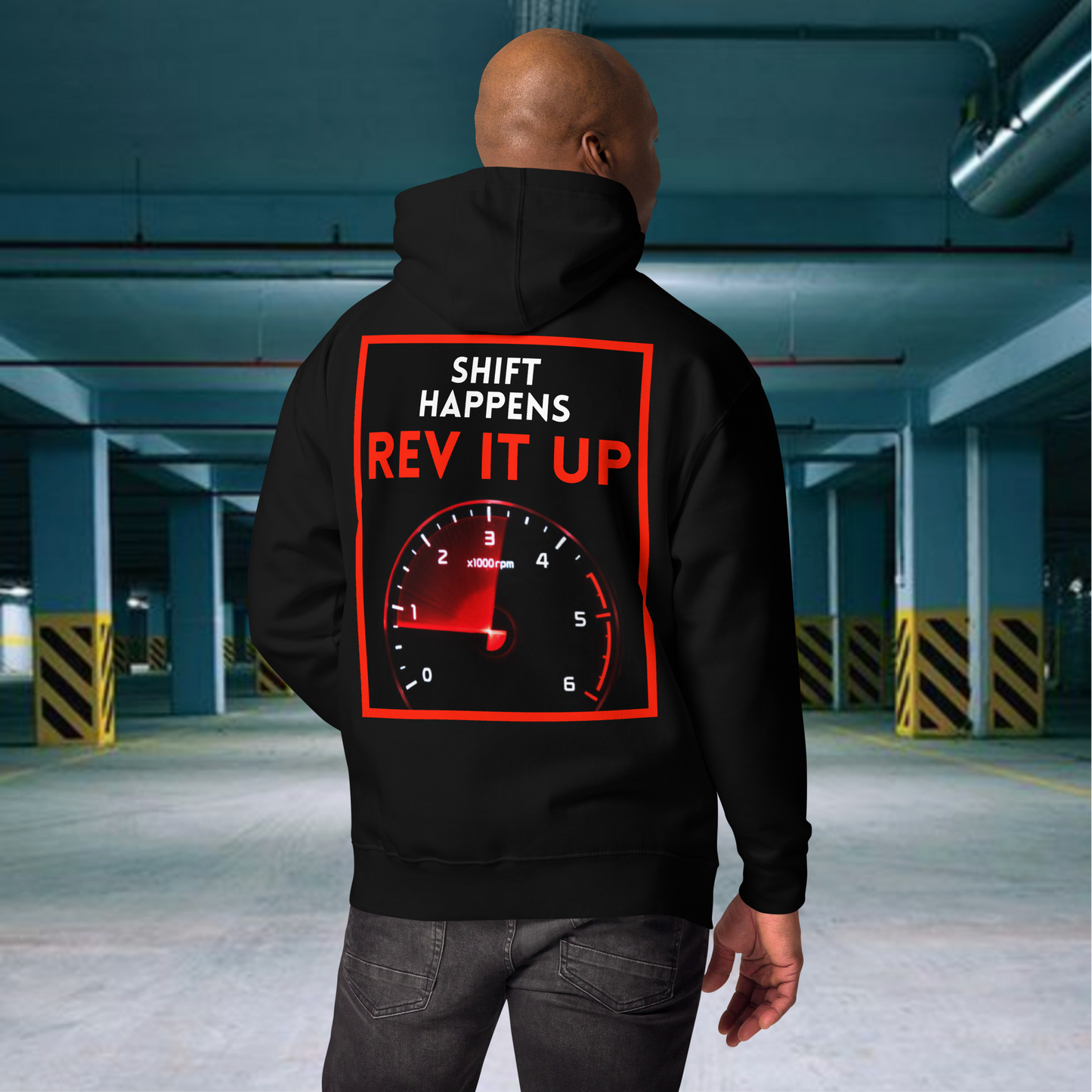 SHIFT HAPPENS REV IT UP Hoodie